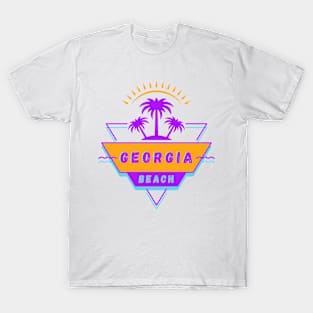 Georgia Beach Vibes 80's T-Shirt